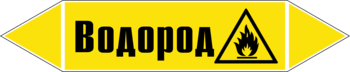Маркировка трубопровода "водород" (пленка, 358х74 мм) - Маркировка трубопроводов - Маркировки трубопроводов "ГАЗ" - vektorb.ru