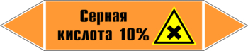 Маркировка трубопровода "серная кислота 10%" (k30, пленка, 716х148 мм)" - Маркировка трубопроводов - Маркировки трубопроводов "КИСЛОТА" - vektorb.ru